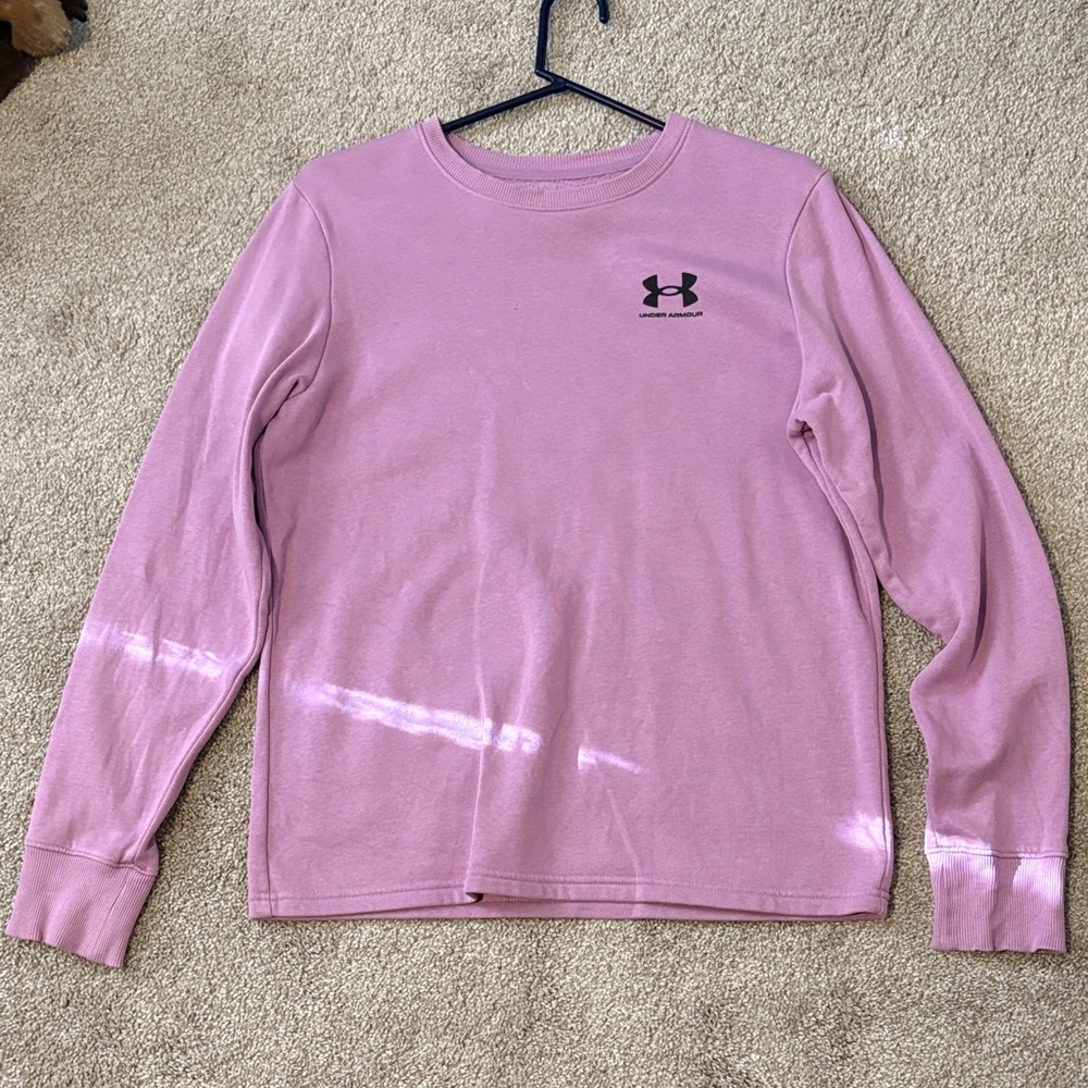 Under Armour Mauve Long Sleeve Crew Neck